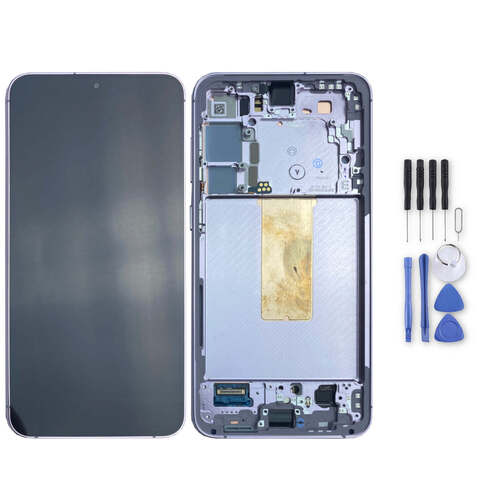 Samsung LCD Display Einheit + Touch Screen GH82-30476D f�r Galaxy S23 Plus S911B Pink