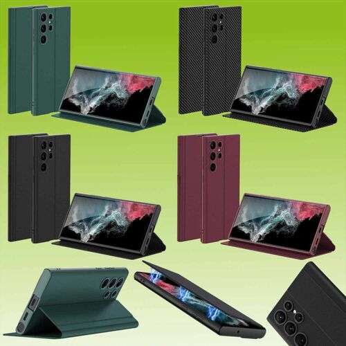 F�r Samsung Galaxy S23 / Plus / Ultra 5G Magnet Schock Etuis Handy Tasche H�lle Schutz Cover 