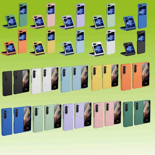 Fr Samsung Galaxy Z Fold4 Faltbare Skin Feel Schutzhlle Schutz Case Cover Etui Handy Tasche 