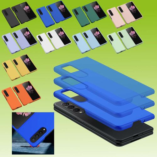 F�r Samsung Galaxy Z Fold4 Faltbare Skin Feel Schutzh�lle Schutz Case Cover Etui Handy Tasche 