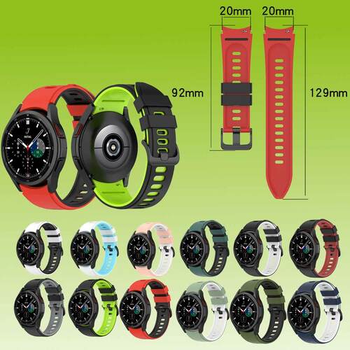 F�r Samsung Galaxy Watch FE 6 5 4 Normal Pro Classic alle Gr��en Armband 