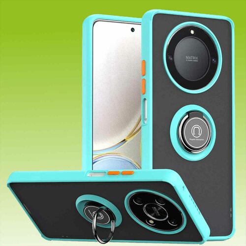 F�r Honor Magic 5 Lite TPU / PC Design Ring Magnet Cover Handy Tasche