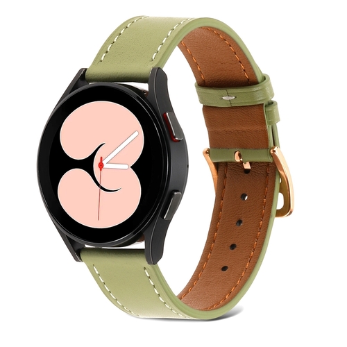 F�r Samsung Galaxy Watch FE 6 5 4 Normal Pro Classic Kunstleder Band