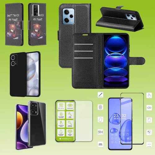 F�r Xiaomi Poco F5 Zubeh�r / Schutz Cover Handy Tasche Etuis TPU Case Schutz AUSWAHL