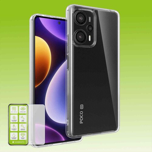 F�r Xiaomi Poco F5 Zubeh�r / Schutz Cover Handy Tasche Etuis TPU Case Schutz AUSWAHL 