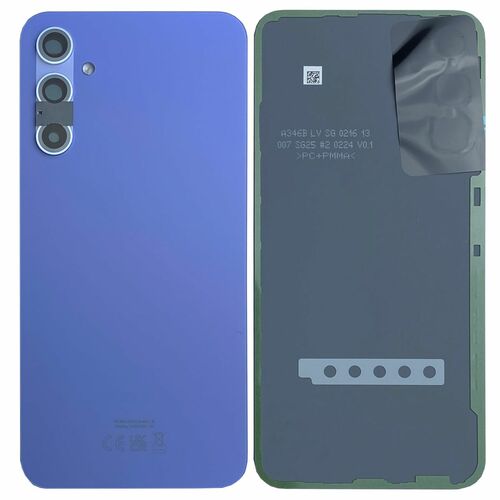 Akkudeckel Back Cover Akku Fach Deckel f�r Samsung Galaxy A34 5G GH82-30709D Lila Ersatzteil