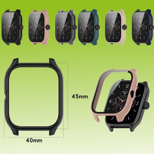 Fr Amazfit GTS 4 Shockproof Hochwertiges Silikon Design Uhr Gehuse Schutz Case Hlle
