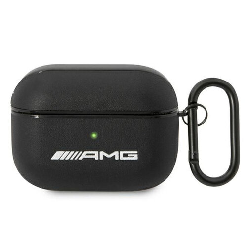 AMG Apple AirPods Pro Cover Leder Schutzh�lle Case Cover Tasche Etui Schwarz
