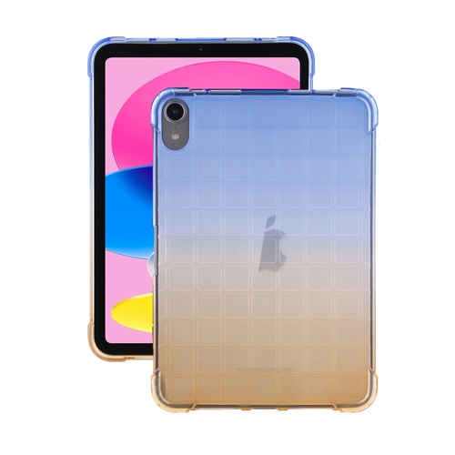 F�r Apple iPad 10th Gen 10.9 2022 Quadratische TPU H�lle Farbverlauf  