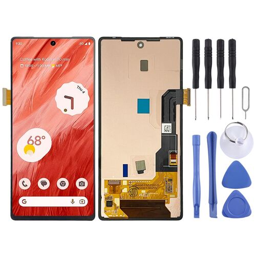 F�r Google Pixel 7a Display Full OLED LCD ohne Rahmen Einheit Touch Ersatzteil Reparatur Schwarz