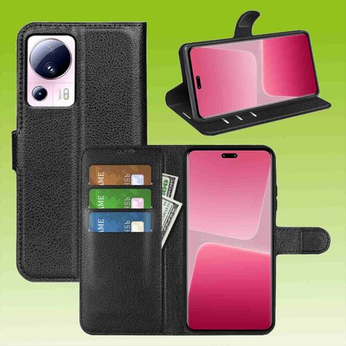 F�r Xiaomi 13 Lite Cover Handy Tasche Etuis TPU Hart Glas Panzer Folie AUSWAHL 