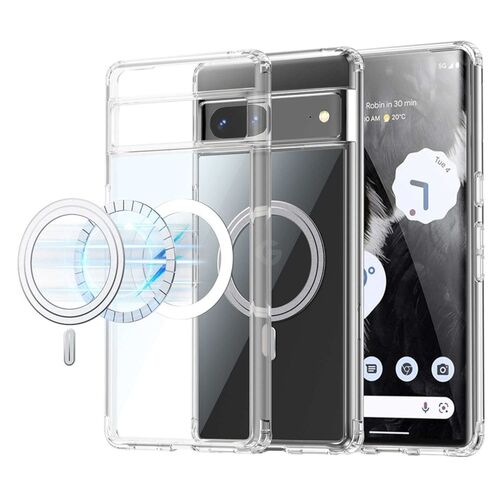 F�r Google Pixel 8 Handy Tasche MAGSAFE Full Body Etuis H�lle Neu