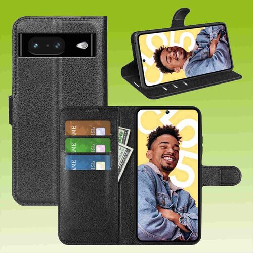 F�r Google Pixel 8 Cover Handy Tasche Etuis TPU Hart Glas Panzer Folie AUSWAHL 