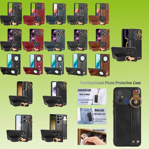 Fr Smartphones Handy Schutz Hlle Case Etuis mit Armbandhalterung / Ring