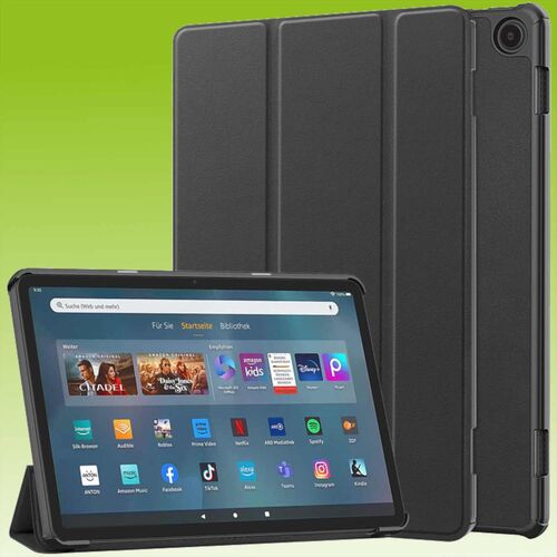 Fr Amazon Fire Max 11 3folt Wake UP Smart Cover Schwarz Tasche Etuis Hlle