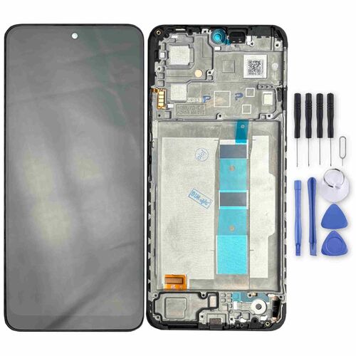 F�r Xiaomi Redmi Note 12 4G Display Full TFT Display mit Rahmen Einheit Touch Ersatzteil Reparatur Schwarz
