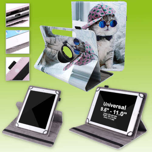 Fr Honor Pad X9 / X8 360 Grad M9 Universell Tablet Tasche Etuis Hlle