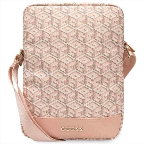Guess Universelle Tasche Tragetasche Umhngetasche GCube Stripe Pink