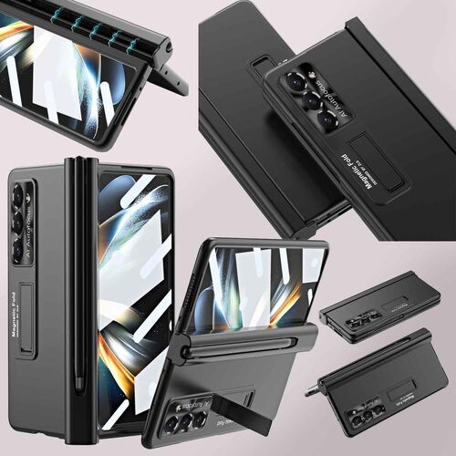 F�r Samsung Galaxy Z Fold5 5G Magnetische Metall H�lle 360 Grad Cover