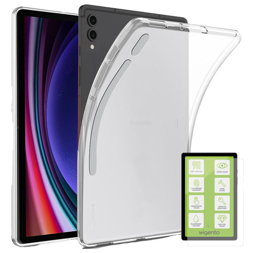 F�r F�r Samsung Galaxy Tab S10 Plus / S9 Plus FE H�lle + Hart Glas