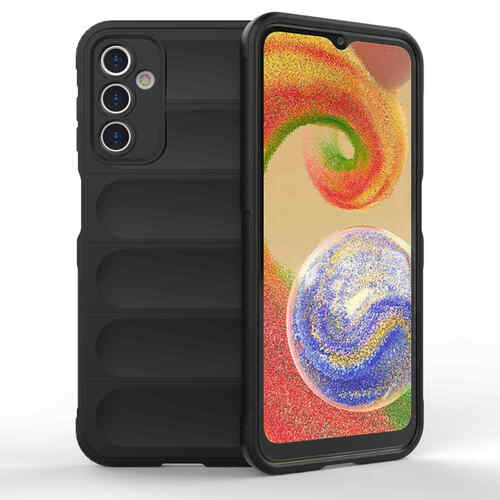 F�r Samsung Galaxy A14 5G TPU / PC Design Magic Shield + Flanell Cover
