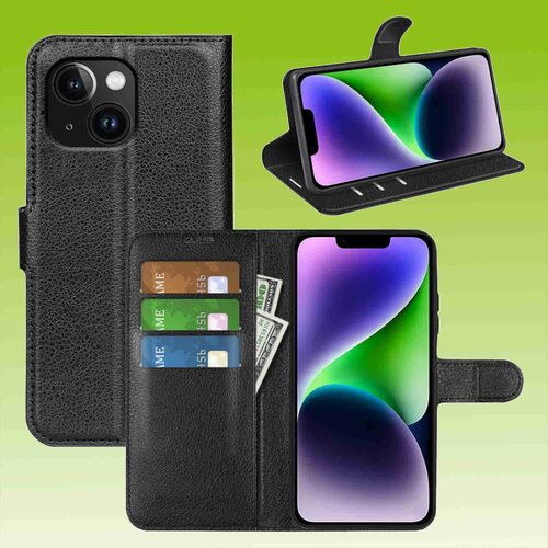 F�r Apple iPhone 15 Cover Handy Tasche Etuis TPU Hart Glas Panzer Folie AUSWAHL 