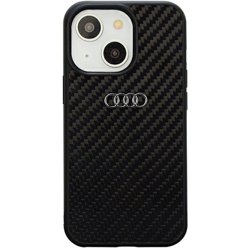 Audi Apple iPhone 14 Schutzh�lle Tasche Case Cover Carbon Faser Schwarz
