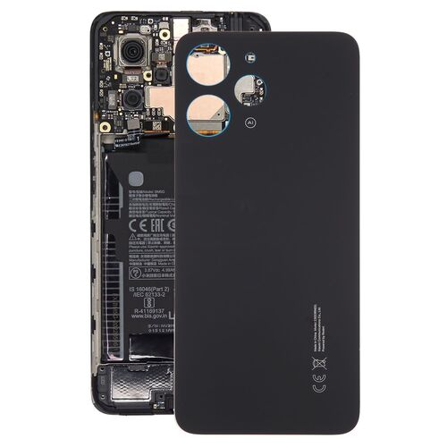 Akkudeckel Batterycover f�r Xiaomi Redmi 12 4G Ersatzteil Schwarz