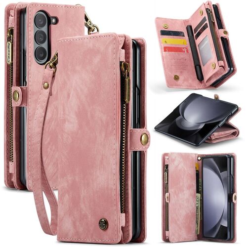 F�r Samsung Galaxy Z Fold5 5G CaseMe Handy Tasche Kunstleder H�lle 