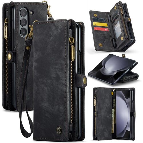 F�r Samsung Galaxy Z Fold5 5G CaseMe Handy Tasche Kunstleder H�lle 