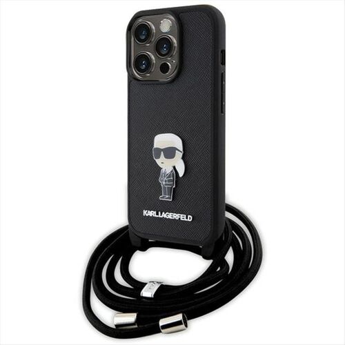 Karl Lagerfeld  Apple iPhone 15 Pro Schutzh�lle Saffiano Metal Pin 