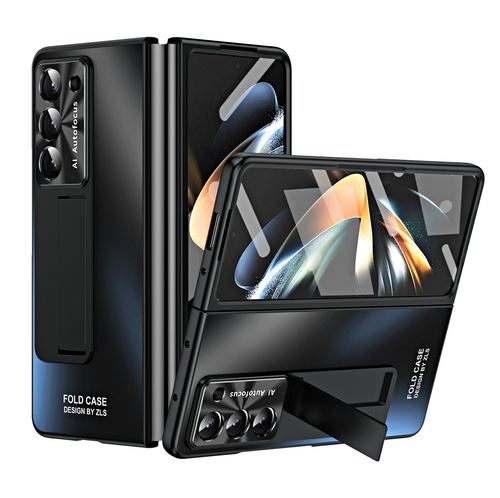 F�r Samsung Galaxy Z Fold5 5G Schutzh�lle mit Standhalterung Cover   