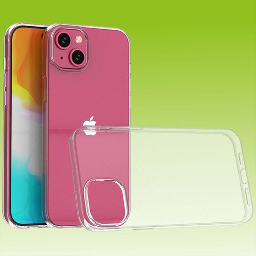 F�r Apple iPhone 15 Plus Cover Handy Tasche Etuis TPU Hart Glas Panzer Folie AUSWAHL 