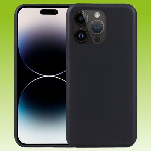 F�r Apple iPhone 15 Pro Cover Handy Tasche Etuis TPU Hart Glas Panzer Folie AUSWAHL 