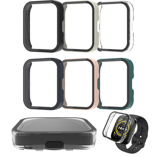 Fr Amazfit Bip 5 Shockproof Hochwertiges Uhren Case mit Schutzglas