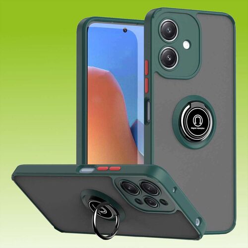 F�r Motorola Moto G14 TPU / PC Design Ring Magnet Handy Tasche H�lle