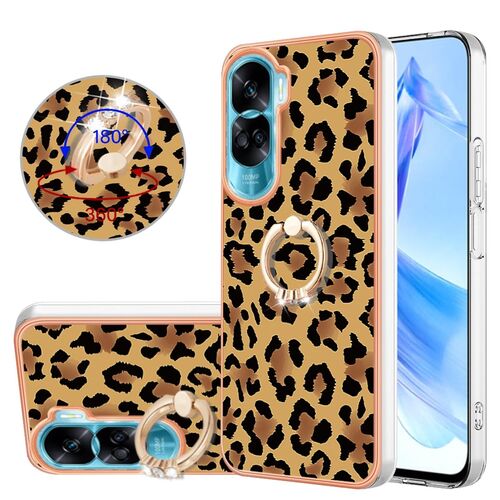 F�r Honor 90 Lite Design Series TPU / PC Handy H�lle Cover + Ring Neu