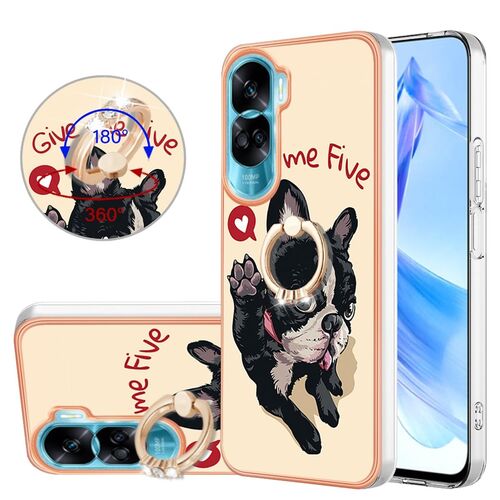 Fr Honor 90 Lite Design Series TPU / PC Handy Hlle Cover + Ring Neu