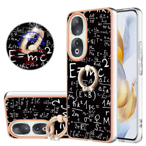 F�r Honor 90 5G Design Series TPU / PC Handy H�lle Cover Etuis + Ring