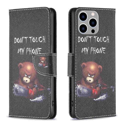 F�r Apple iPhone 15 Pro Max Kunstleder Handy Tasche Book Motiv 6 Etuis
