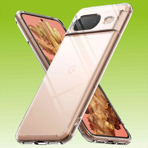 F�r Google Pixel 8 Silikon TPU Transparent Handy Tasche H�lle Cover 