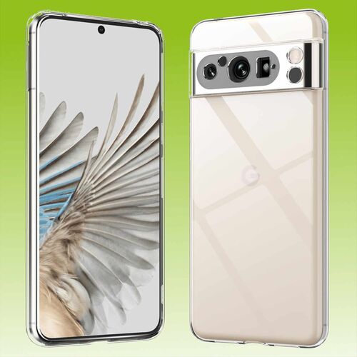 F�r Google Pixel 8 Pro Silikon TPU Transparent Handy Tasche H�lle Cover 