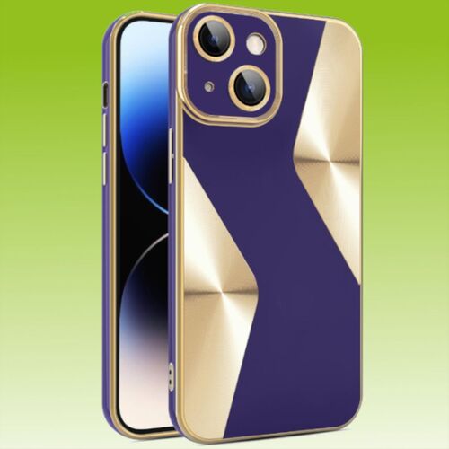 F�r Apple iPhone 15 / Plus / Pro / Pro Max Electroplating Silikon TPU Handy H�lle Schutz 