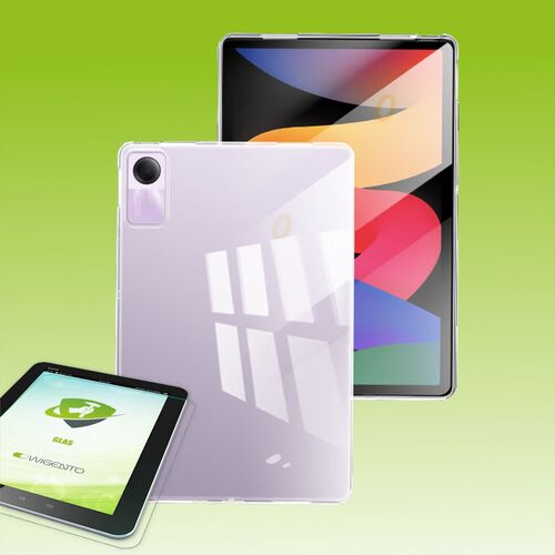F�r Xiaomi Redmi Pad 2  SE H�lle Tablet Cover H�lle Tasche + Hart Glas