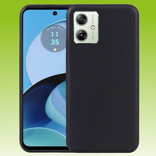 F�r Motorola Moto G54 Cover Handy Tasche Etuis TPU Hart Glas Panzer Folie AUSWAHL 