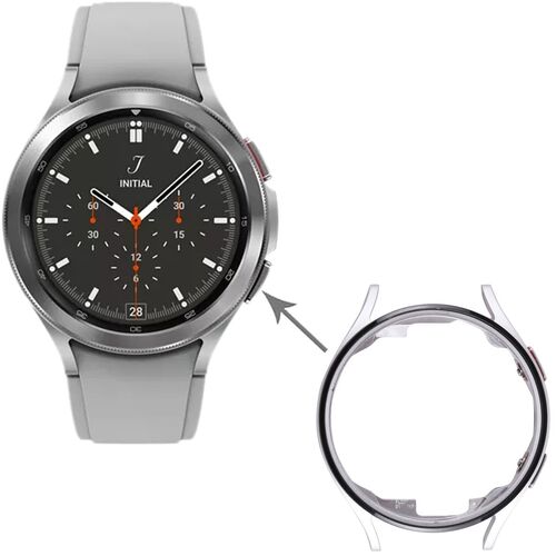 F�r Samsung Galaxy Watch 4 44mm SM-R870 LCD Rahmen Bezel Ersatzteil Reparatur Silber