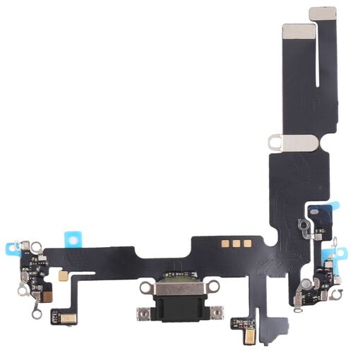 F�r Apple iPhone 14 Plus Ladebuchse Charging Port Flex Kabel Schwarz