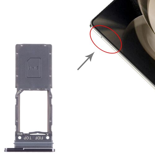Fr Samsung Galaxy Z Fold5 SM-F946 SIM Kartenhalter Schwarz Ersatzteil
