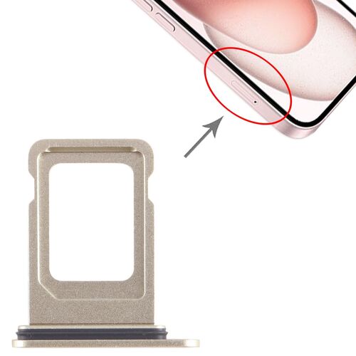 SIM + SIM Card Tray f�r Apple iPhone 15 Plus Ersatzteil Gelb