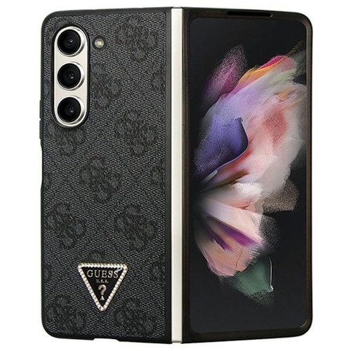 Guess Samsung Galaxy Z Fold5 H�lle Case 4G Diamond Triangle Schwarz